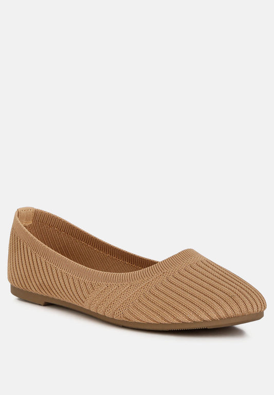 Ammie Solid Casual Ballet Flats - Tigbul's Variety Fashion Shop