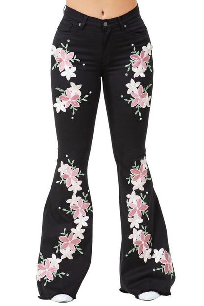 Angela Bell Bottom Jeans - Tigbul's Variety Fashion Shop