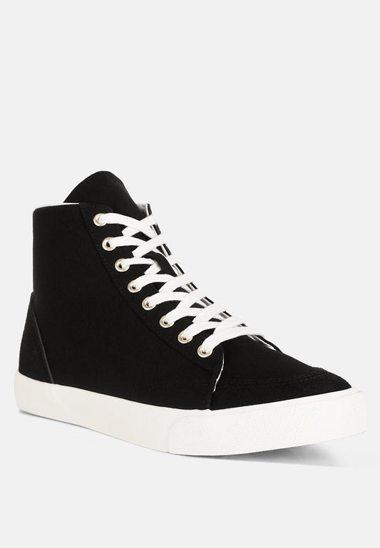Ankle Length Solid Sneakers - Tigbul's Variety Fashion Shop