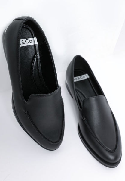 Anna Suede Leather Loafers - Tigbul's Variety Fashion Shop