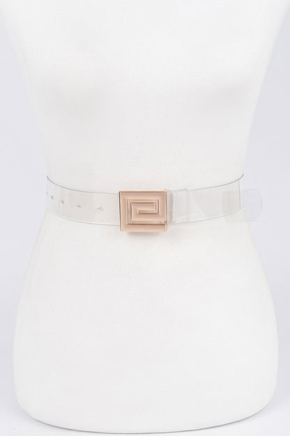 Metal Buckle Vegan Belt - Tigbul's Variety Fashion Shop