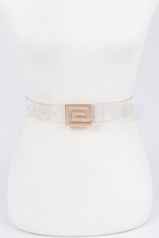 Metal Buckle Vegan Belt - Tigbul's Variety Fashion Shop