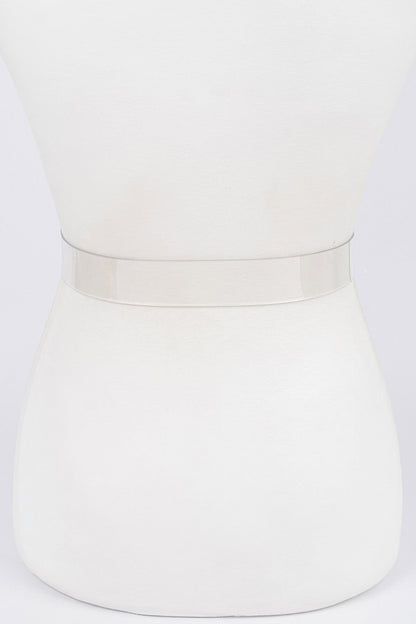 Metal Buckle Vegan Belt - Tigbul's Variety Fashion Shop