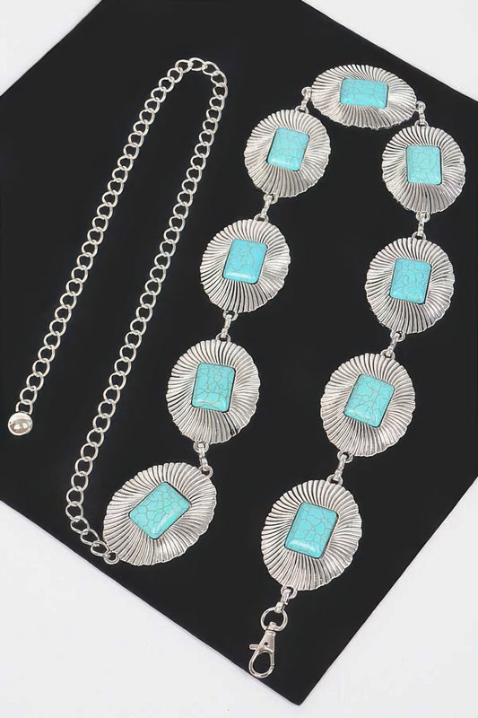 Western Style Metal Chain Belt - Tigbul's Variety Fashion Shop