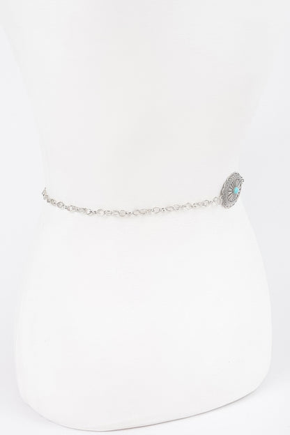 Western Style Metal Chain Belt - Tigbul's Variety Fashion Shop