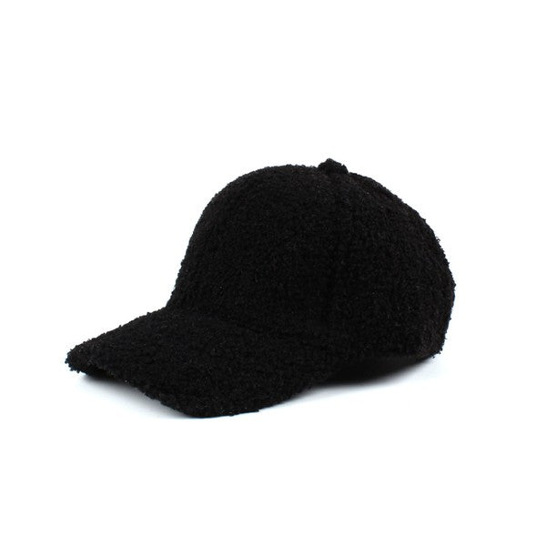 Boucle Sherpa Teddy Bear Knit Ball Cap - Tigbul's Variety Fashion Shop