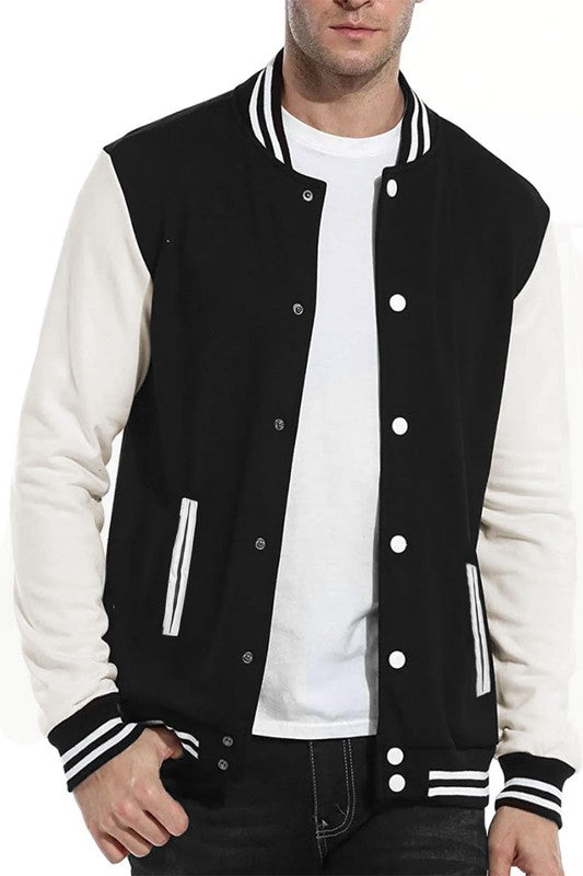 Melton Lettermans Varsity Jacket - Tigbul's Variety Fashion Shop