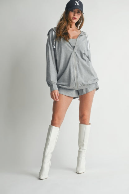 3 Piece Set Sweater Short Set - Tigbul's Variety Fashion Shop