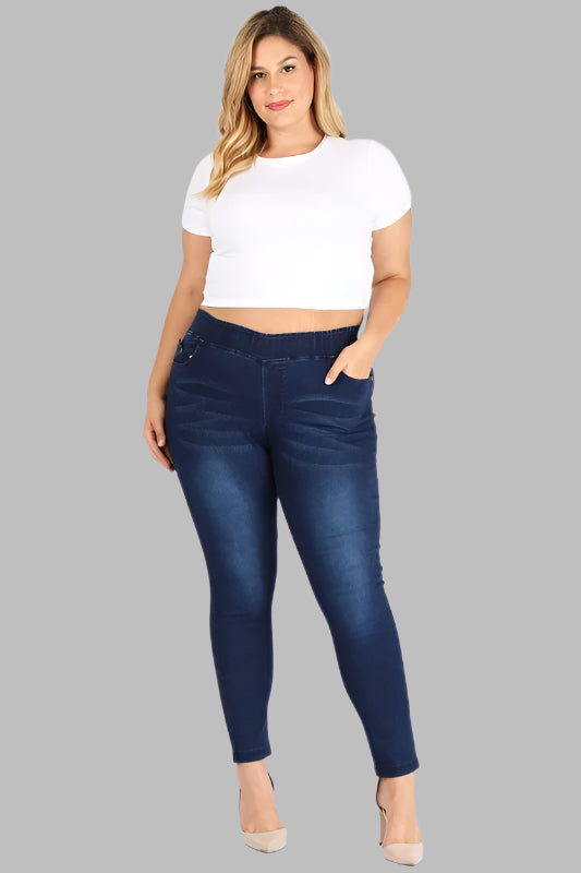4X-5X/6X Super Plus Size Jeggings Pants - Tigbul's Variety Fashion Shop
