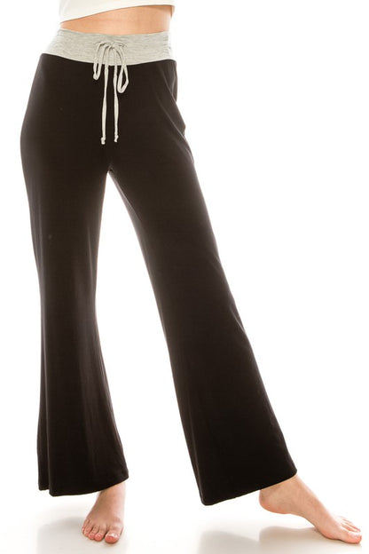 Flared Yoga Lounge Pants - Tigbul's Variety Fashion Shop