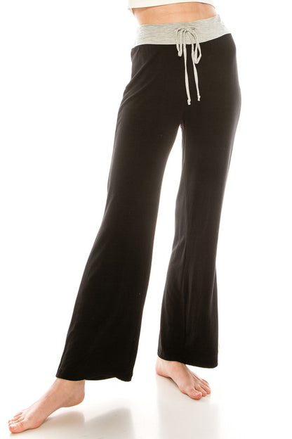 Flared Yoga Lounge Pants - Tigbul's Variety Fashion Shop