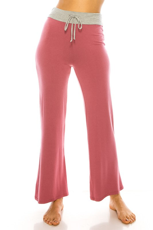 Flared Yoga Lounge Pants - Tigbul's Variety Fashion Shop