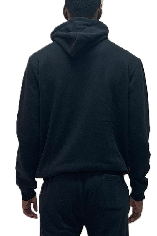 Men's Color Block Pullover Hoodie - Tigbul's Variety Fashion Shop