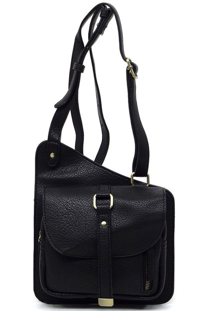 Fashion Flat Crossbody Bag - Tigbul's Variety Fashion Shop