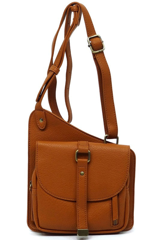 Fashion Flat Crossbody Bag - Tigbul's Variety Fashion Shop