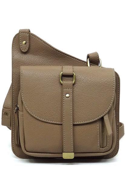 Fashion Flat Crossbody Bag - Tigbul's Variety Fashion Shop