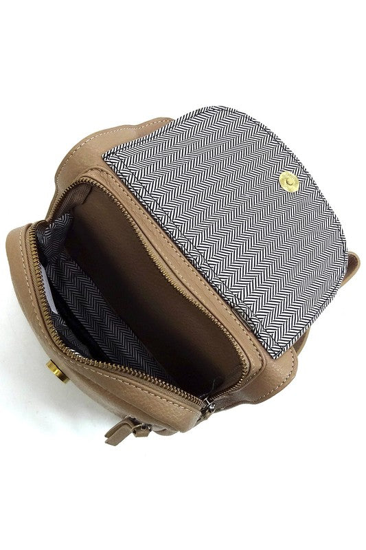 Fashion Flat Crossbody Bag - Tigbul's Variety Fashion Shop