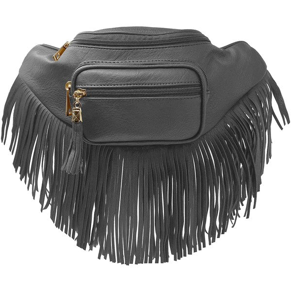 Fashion Fringe Tassel Fanny Pack Waist Bag - Tigbul's Variety Fashion Shop