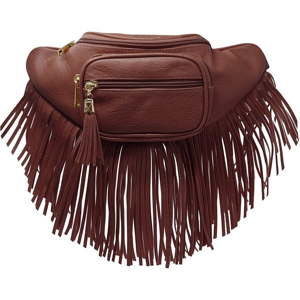 Fashion Fringe Tassel Fanny Pack Waist Bag - Tigbul's Variety Fashion Shop