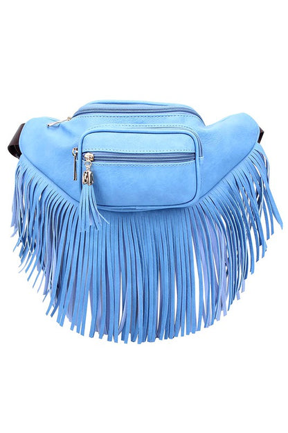 Fashion Fringe Tassel Fanny Pack Waist Bag - Tigbul's Variety Fashion Shop