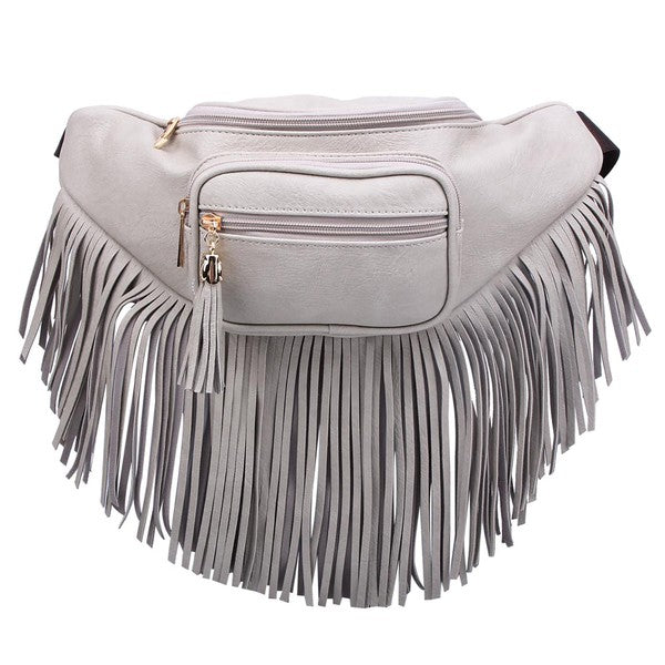 Fashion Fringe Tassel Fanny Pack Waist Bag - Tigbul's Variety Fashion Shop