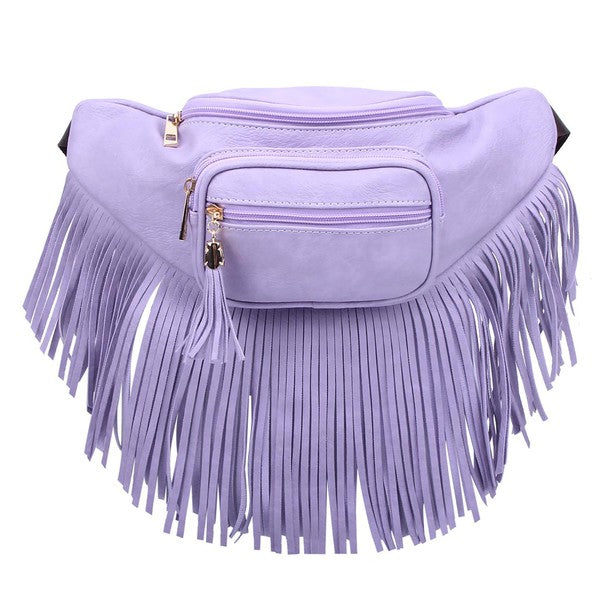 Fashion Fringe Tassel Fanny Pack Waist Bag - Tigbul's Variety Fashion Shop