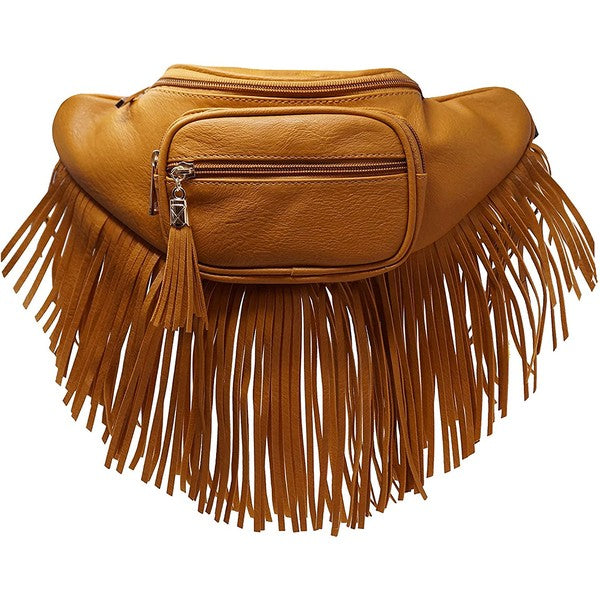 Fashion Fringe Tassel Fanny Pack Waist Bag - Tigbul's Variety Fashion Shop