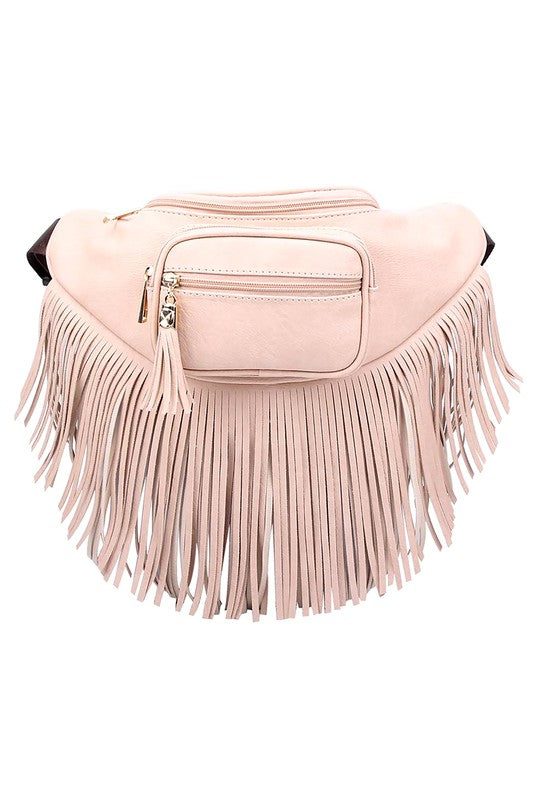 Fashion Fringe Tassel Fanny Pack Waist Bag - Tigbul's Variety Fashion Shop