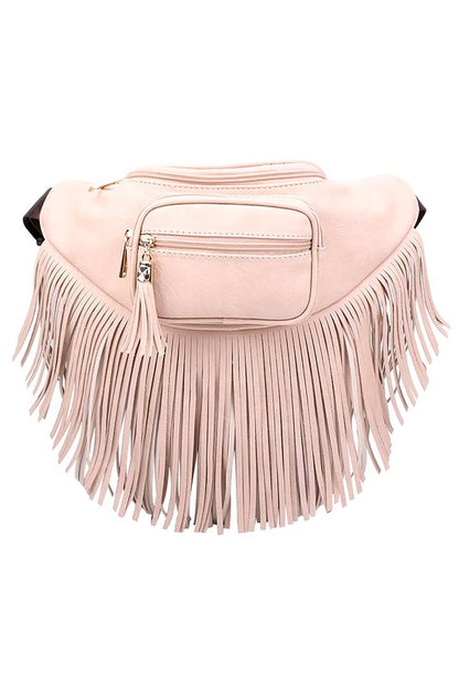Fashion Fringe Tassel Fanny Pack Waist Bag - Tigbul's Variety Fashion Shop