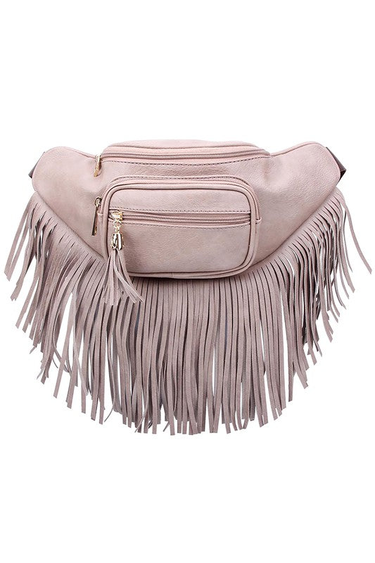 Fashion Fringe Tassel Fanny Pack Waist Bag - Tigbul's Variety Fashion Shop