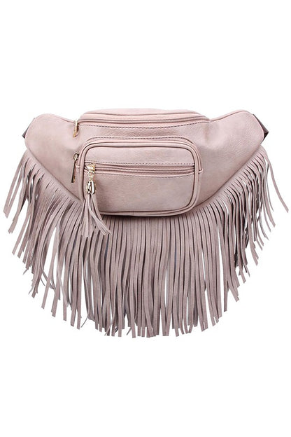 Fashion Fringe Tassel Fanny Pack Waist Bag - Tigbul's Variety Fashion Shop