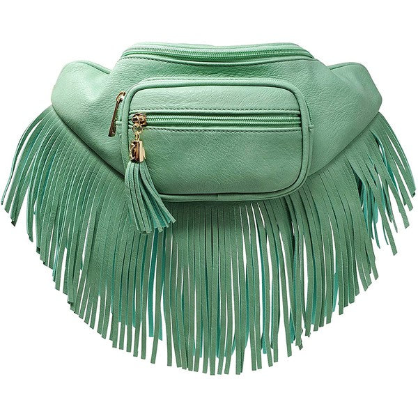 Fashion Fringe Tassel Fanny Pack Waist Bag - Tigbul's Variety Fashion Shop