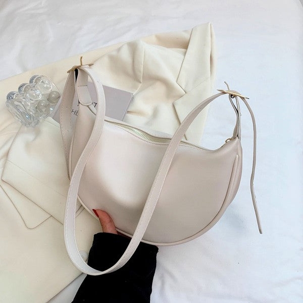 Millie Vegan Leather Crescent Sling - Tigbul's Variety Fashion Shop