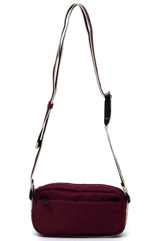 Nylon Fanny Pack Crossbody Bag - Tigbul's Variety Fashion Shop