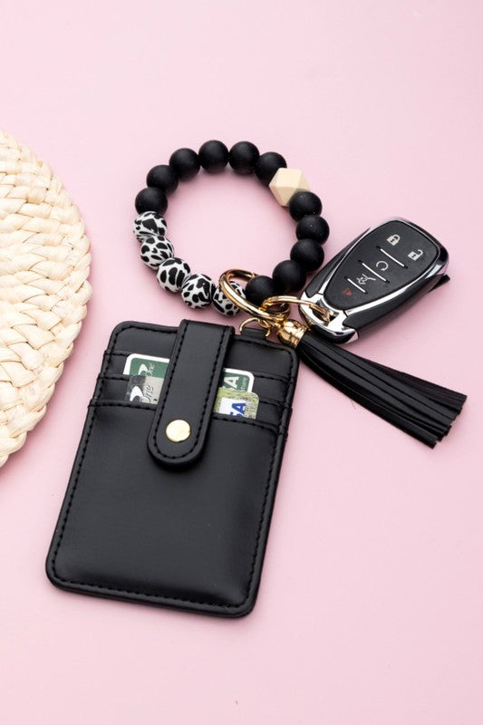 Silicone Key Ring Wallet Bracelet - Tigbul's Variety Fashion Shop