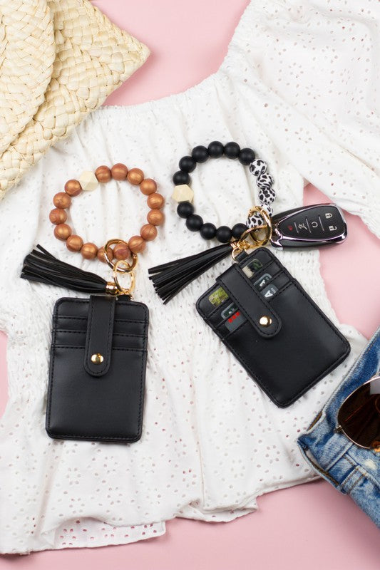 Silicone Key Ring Wallet Bracelet - Tigbul's Variety Fashion Shop