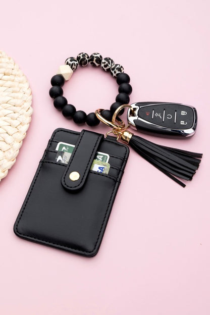 Silicone Key Ring Wallet Bracelet - Tigbul's Variety Fashion Shop