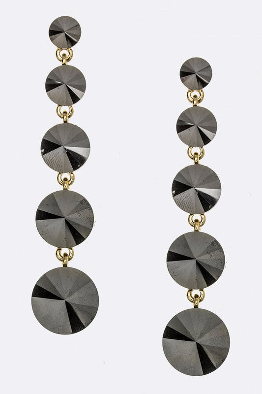 Dangle Crystal Earrings - Tigbul's Variety Fashion Shop