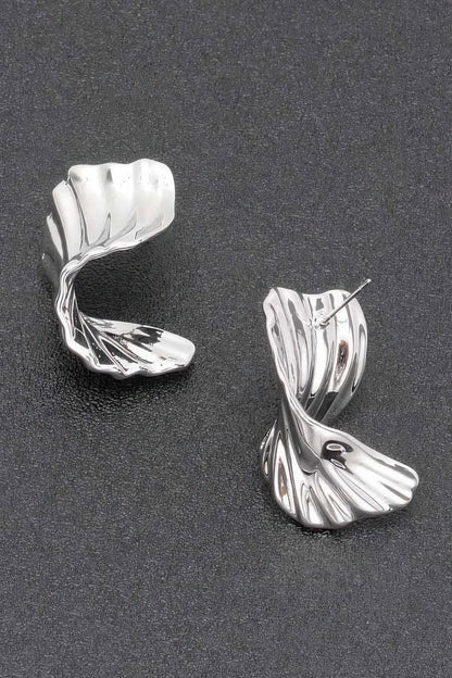 Gold Plated Metal Earrings - Tigbul's Variety Fashion Shop