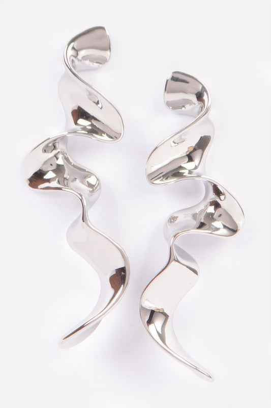 Metal Gold Plated Earrings - Tigbul's Variety Fashion Shop