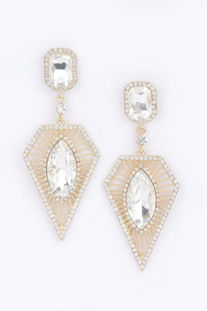 Rhinestone Earring - Tigbul's Variety Fashion Shop