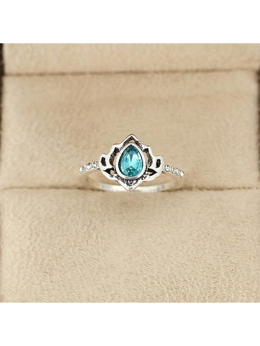 Size 8 Lotus Design Fashion Ring - Tigbul's Variety Fashion Shop