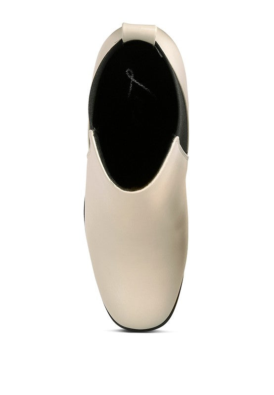 High Block Heel Chelsea Boots - Tigbul's Variety Fashion Shop