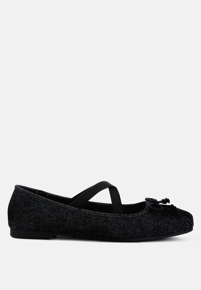 Arimer Criss Cross Strap Ballet Flats - Tigbul's Variety Fashion Shop