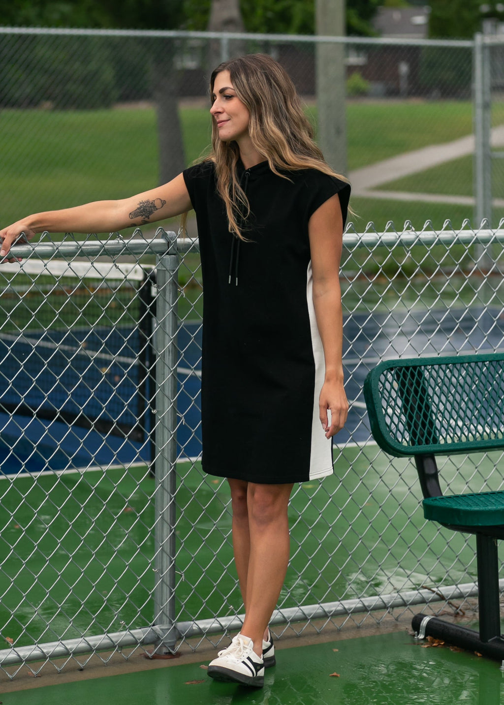 Asher Hooded Sweatshirt Dress - FINAL SALE