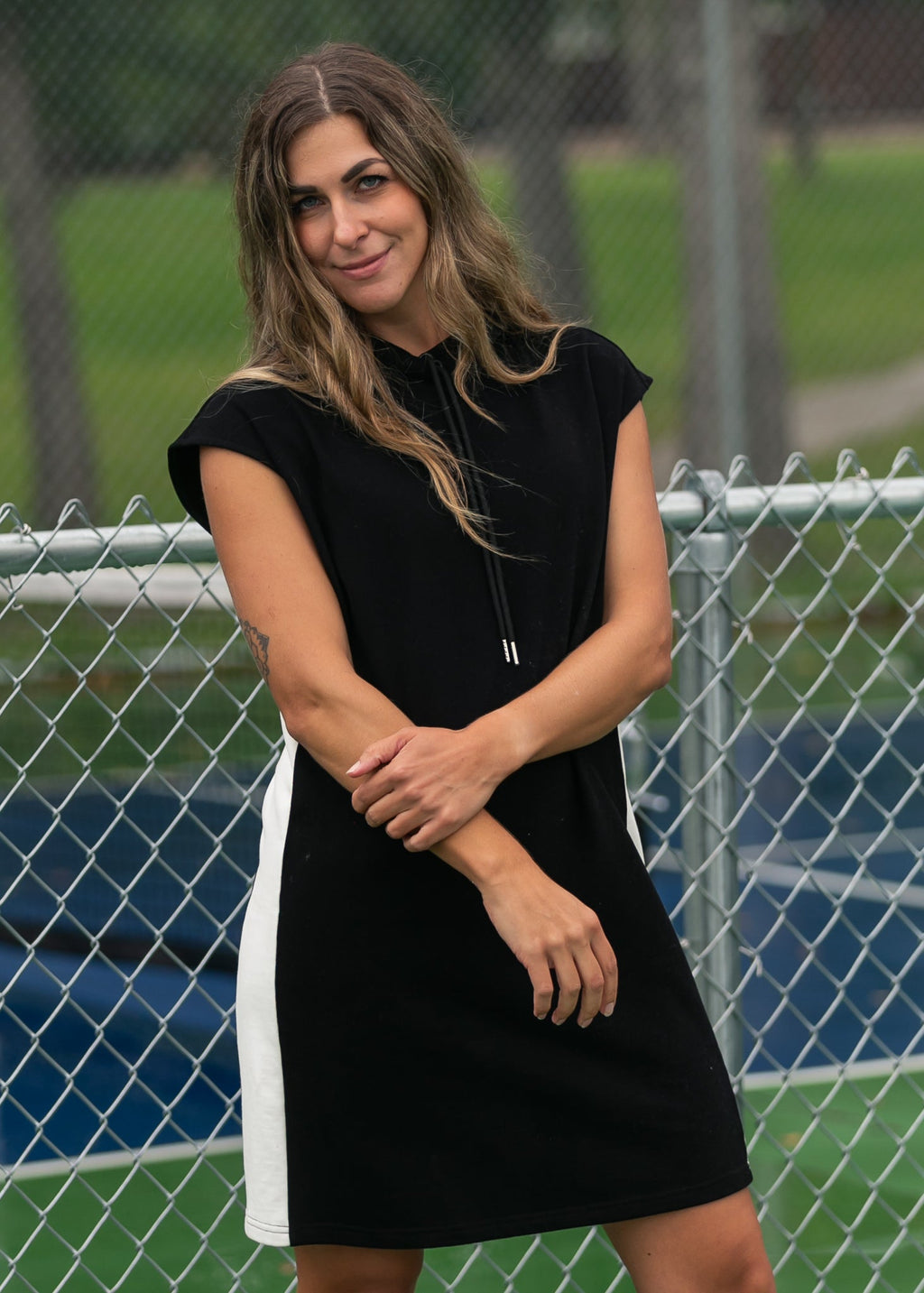 Asher Hooded Sweatshirt Dress - FINAL SALE