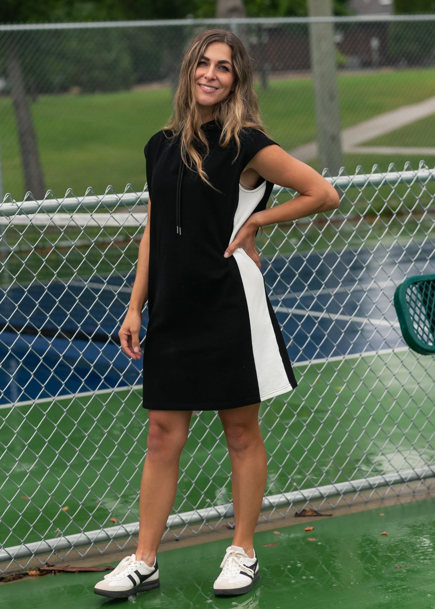 Asher Hooded Sweatshirt Dress - FINAL SALE
