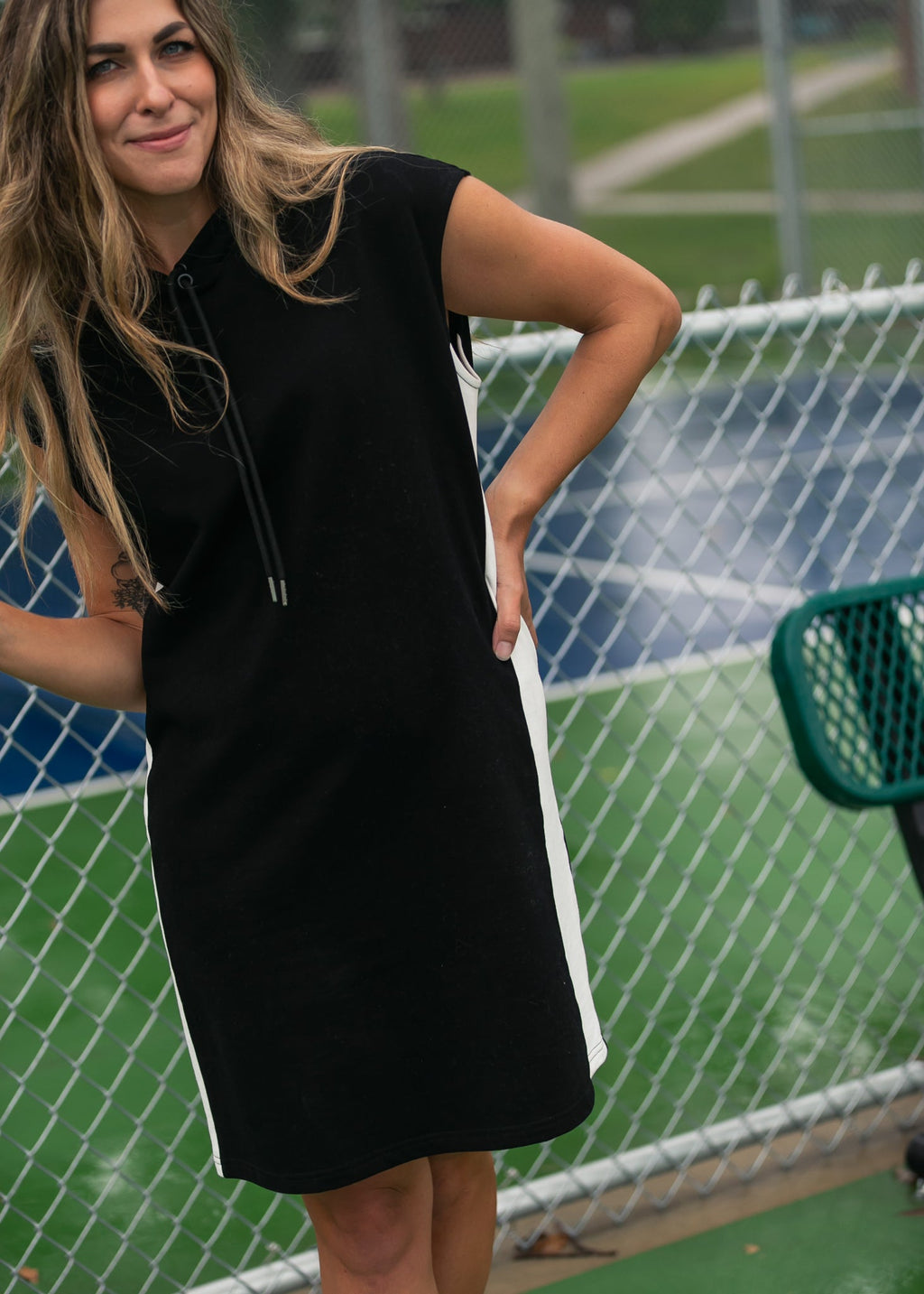 Asher Hooded Sweatshirt Dress - FINAL SALE