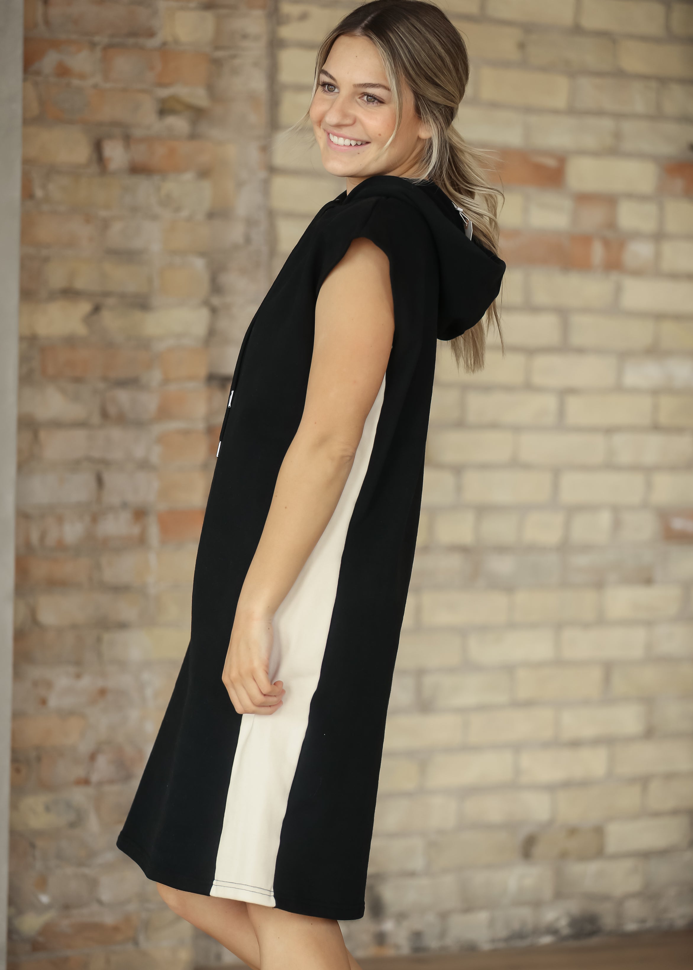 Asher Hooded Sweatshirt Dress - FINAL SALE