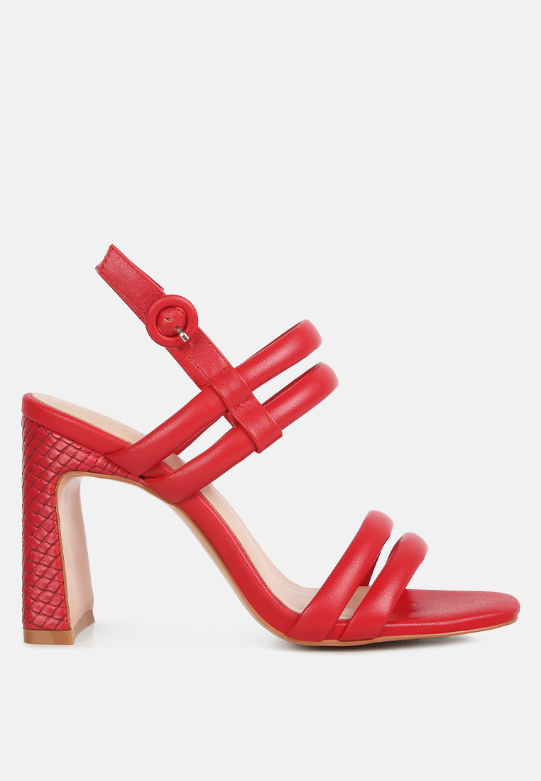 Avianna Slim Block Heel Sandal - Tigbul's Variety Fashion Shop